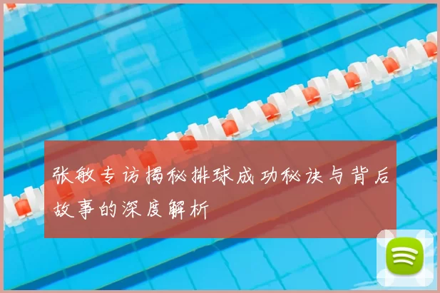 张敏专访揭秘排球成功秘诀与背后故事的深度解析