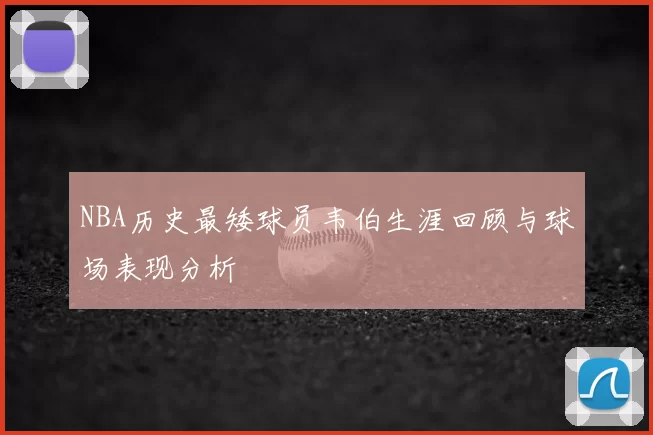 NBA历史最矮球员韦伯生涯回顾与球场表现分析
