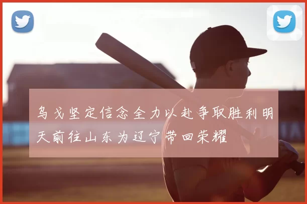 乌戈坚定信念全力以赴争取胜利明天前往山东为辽宁带回荣耀